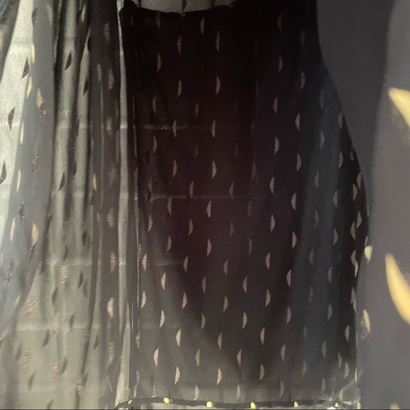 A Pea In The Pod Collective Concepts Black Clip Dot Maternity Dress - Picture 7 of 10